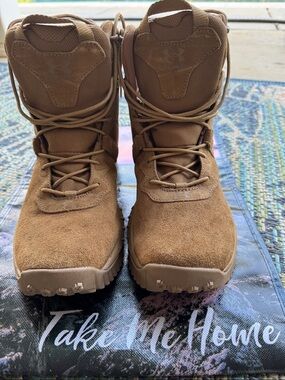 Under Armour Micro G Valsetz Tactical Boots Men’s 9.5 Coyote EUC